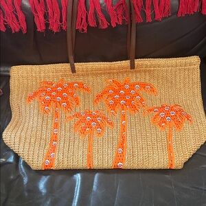 Vera Bradley Palm Tree Tote. NWOT